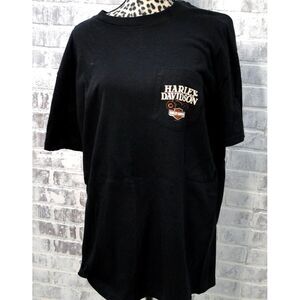 Harley Davidson Motorcycles San Jacinto Texas Men's X-Large T Shirt‎ Black